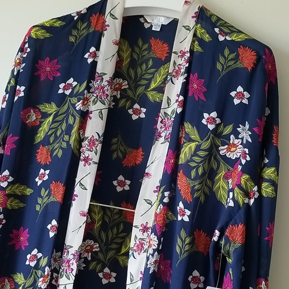 Time and Tru Floral Kimono NWT! Size Large - Picture 4 of 8